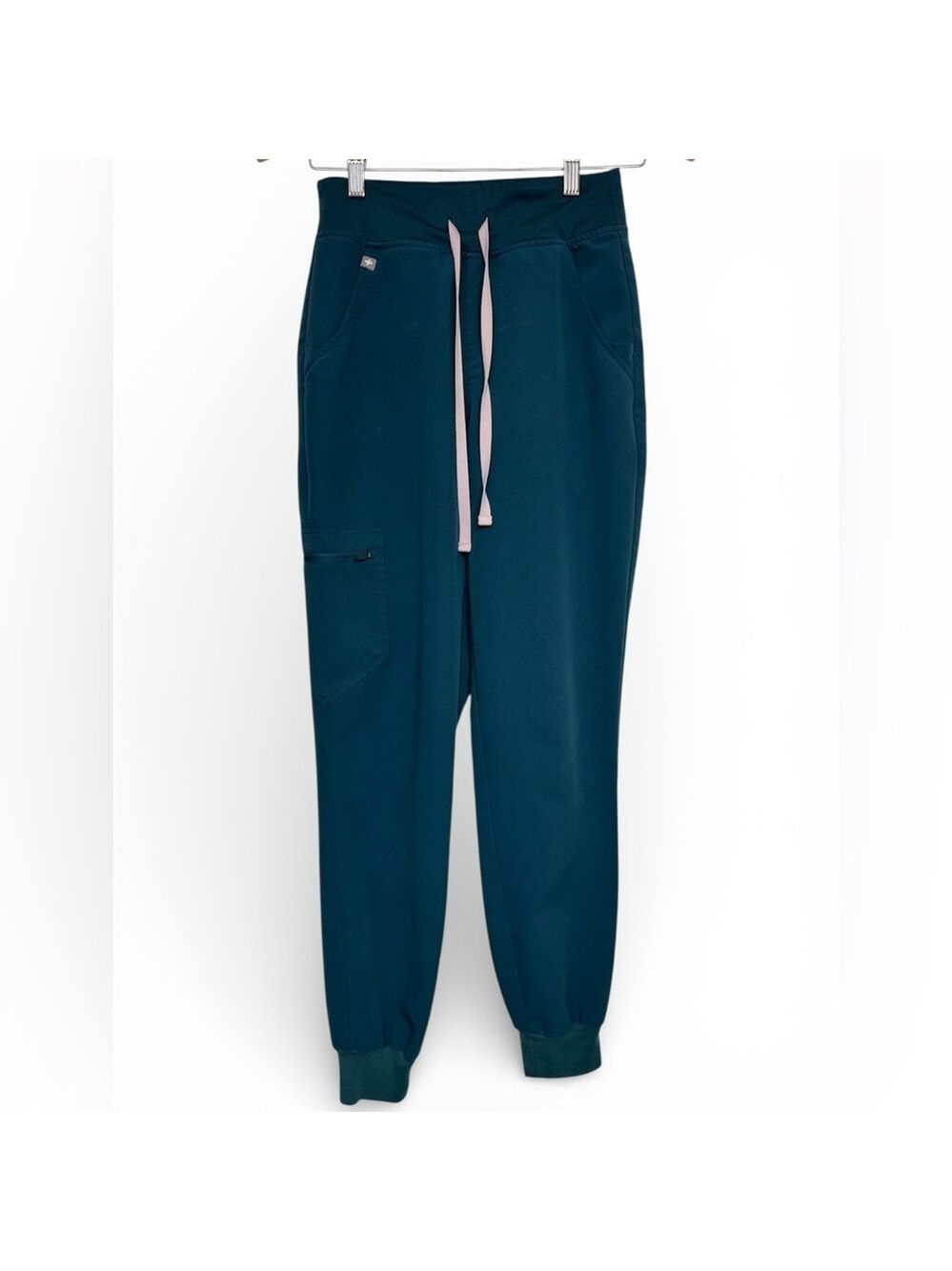 FIGS Zamora Teal Blue XS Scrub Jogger Pants